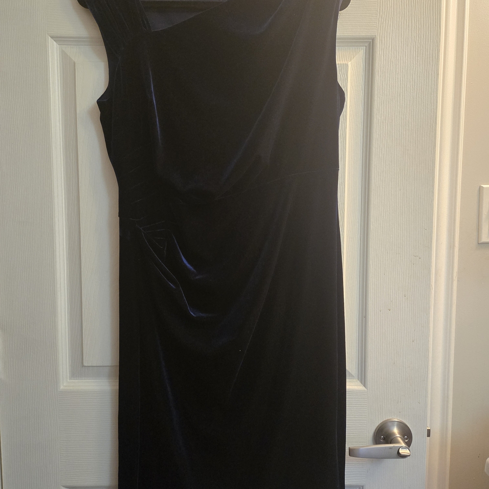 Ralph Lauren BLUE Velvet Dress
